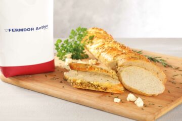 FERMDOR ACTIVE DURUM FETA, CHEESE AND HERB BAGUETTE